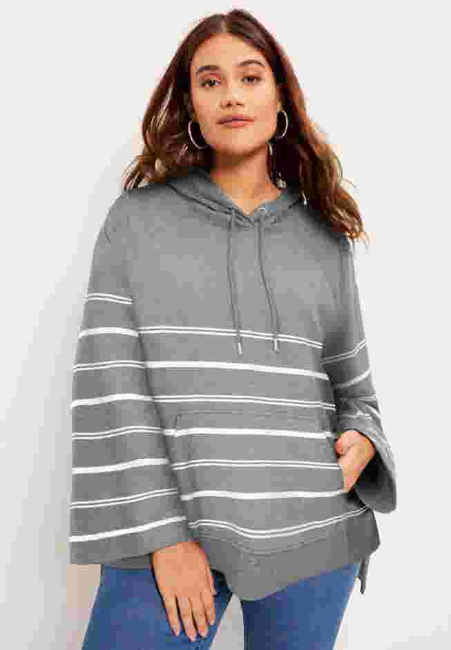 Bell-Sleeve French Terry Sweatshirt image number 0