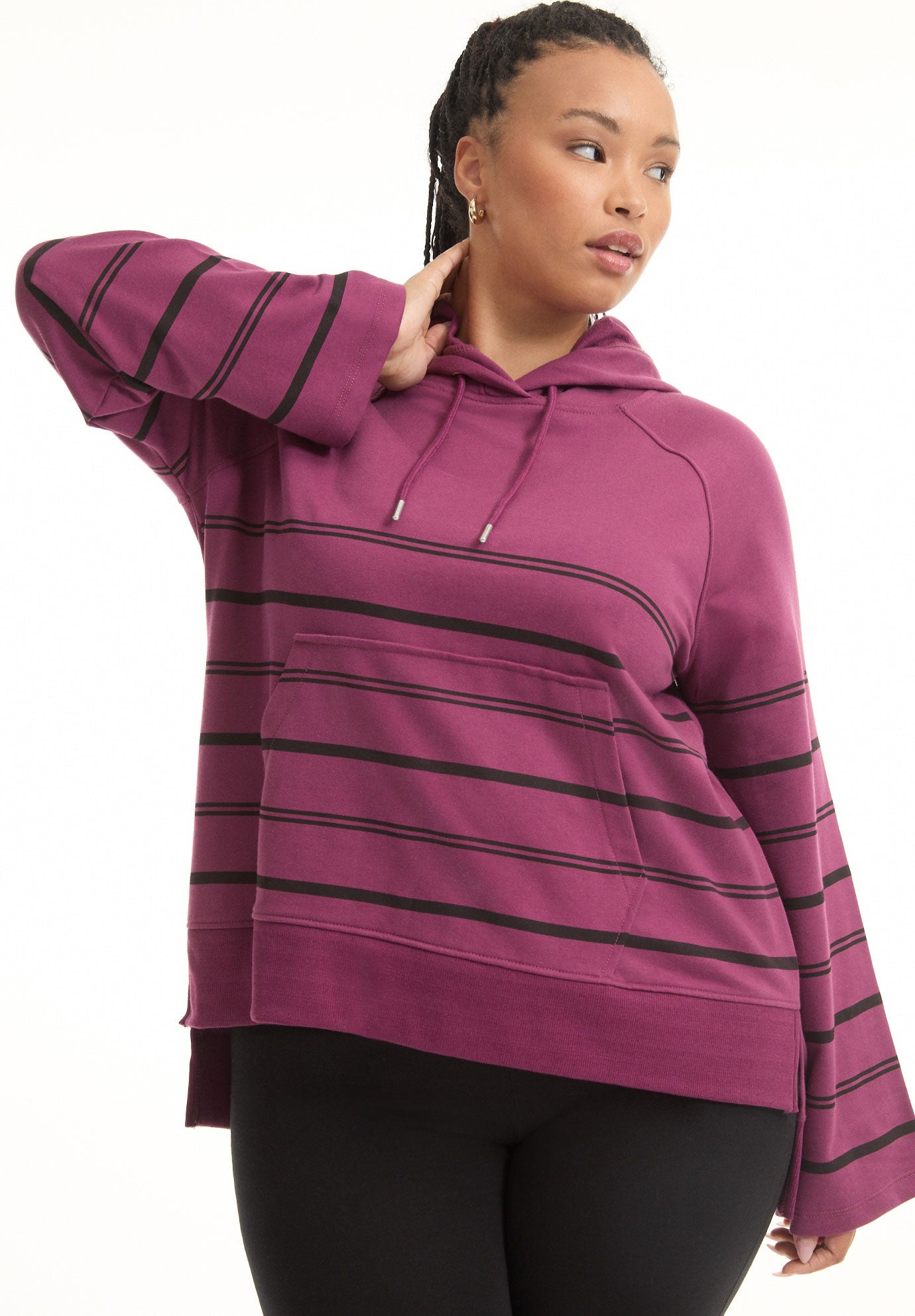 Bell-Sleeve French Terry Sweatshirt image number 0