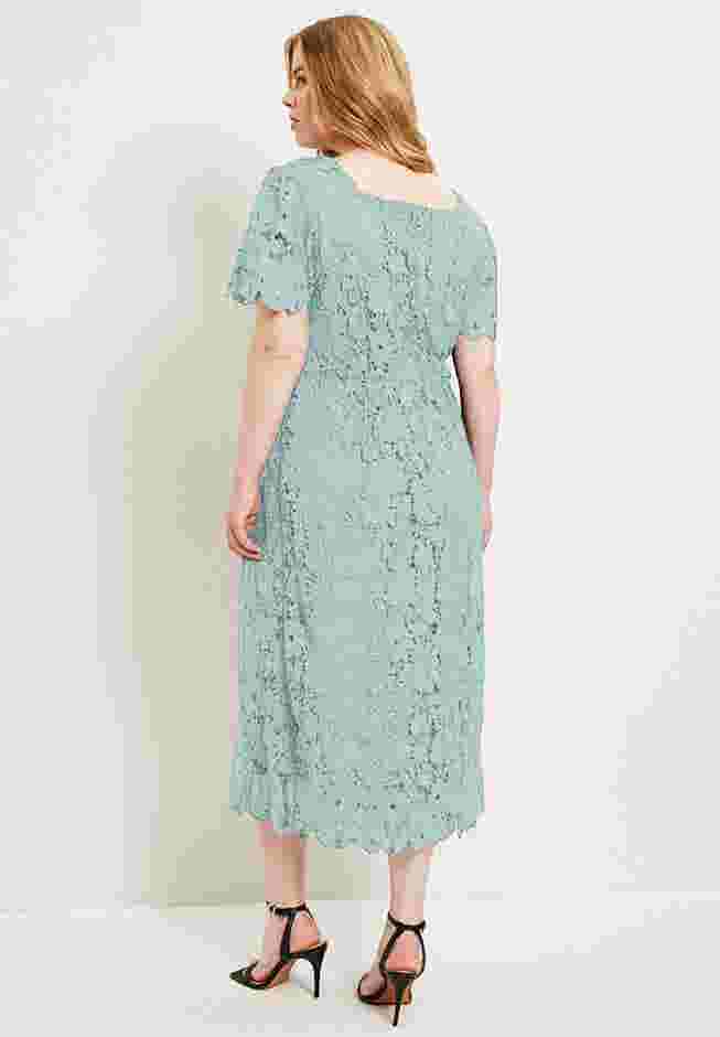 Square-Neck Lace Dress image number 1