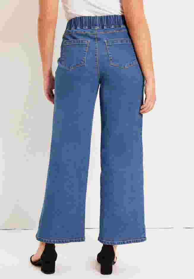Contour Denim Wide-Leg Jean image number 1