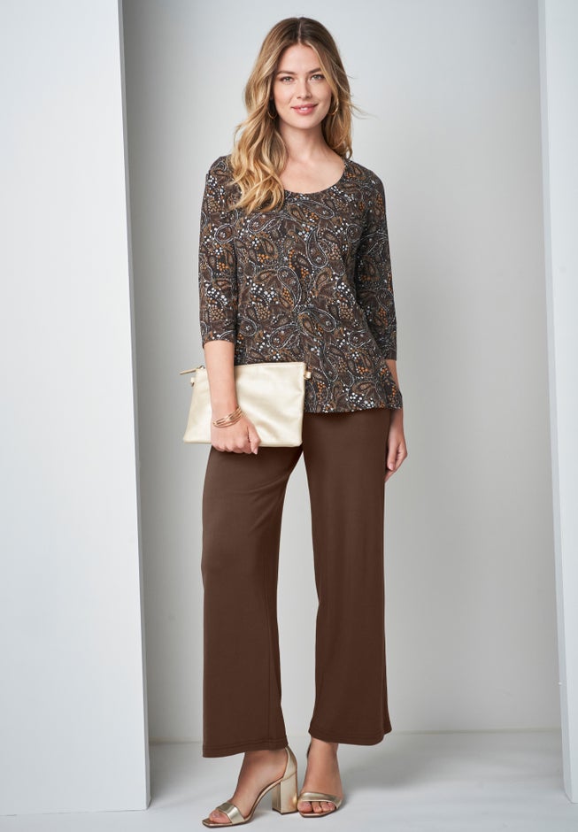 Soft Ease Wide Leg Pant image number 4