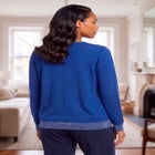 Fine Gauge Button-Front Cardigan image number 1