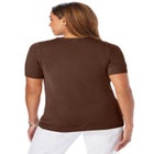 Fine Gauge Crewneck Knit Shell image number null