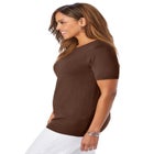 Fine Gauge Crewneck Knit Shell image number null