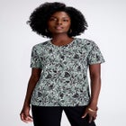 Fine Gauge Crewneck Knit Shell image number null