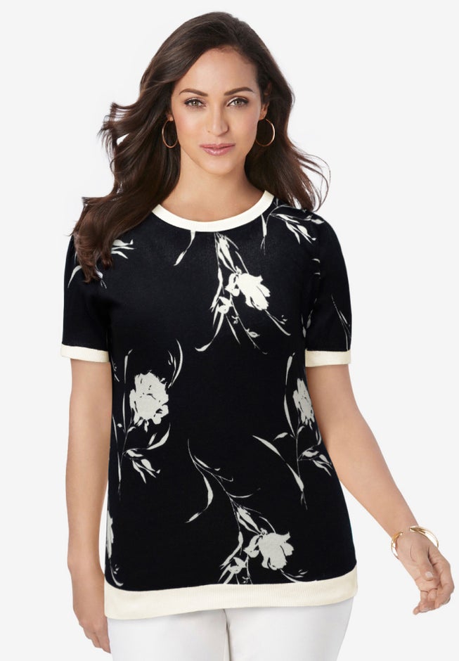 Fine Gauge Crewneck Shell image number 0