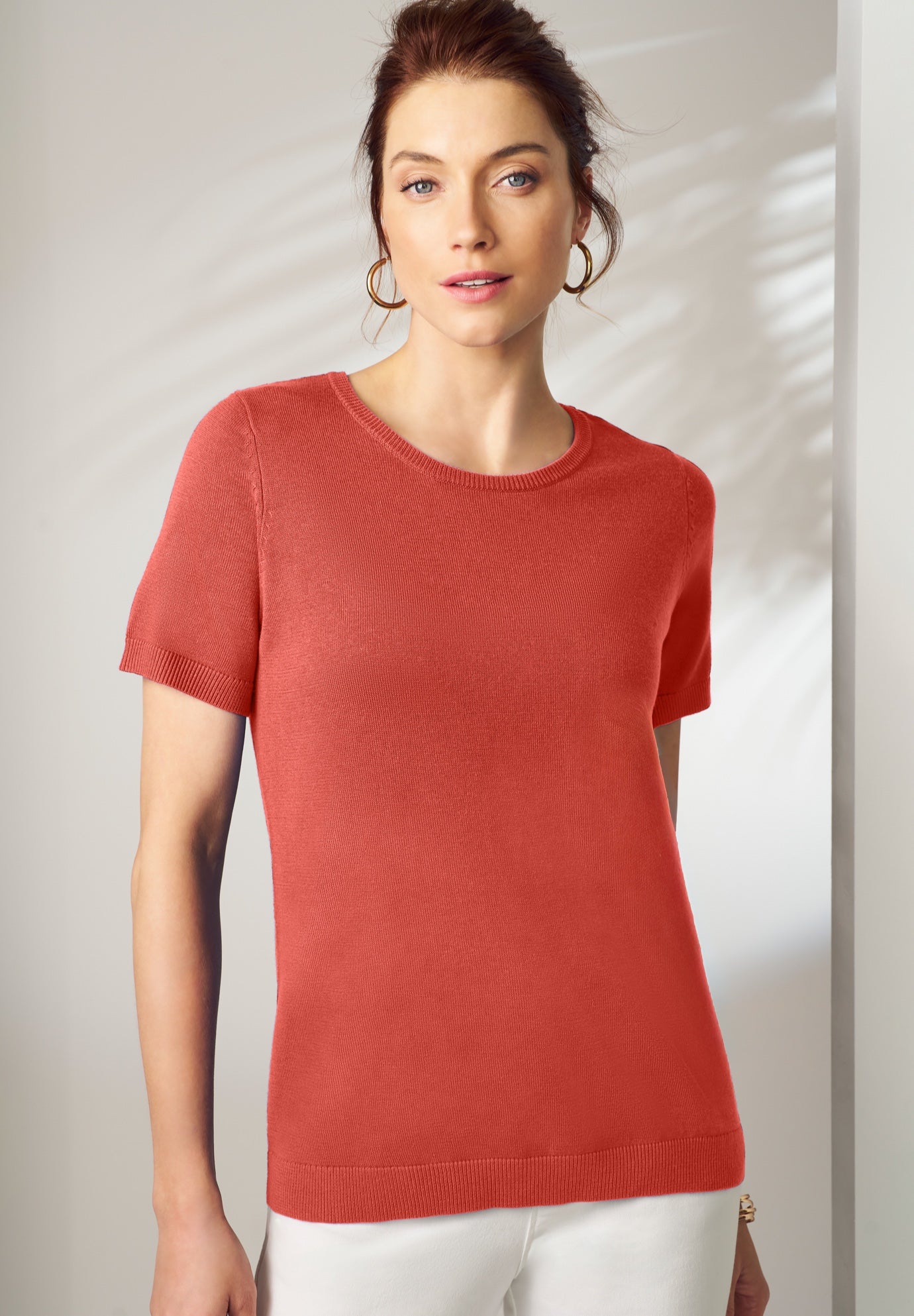 Fine Gauge Crewneck Shell image number 0