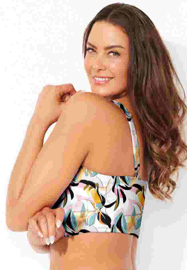 Cut Out Longline Bikini Top image number 2