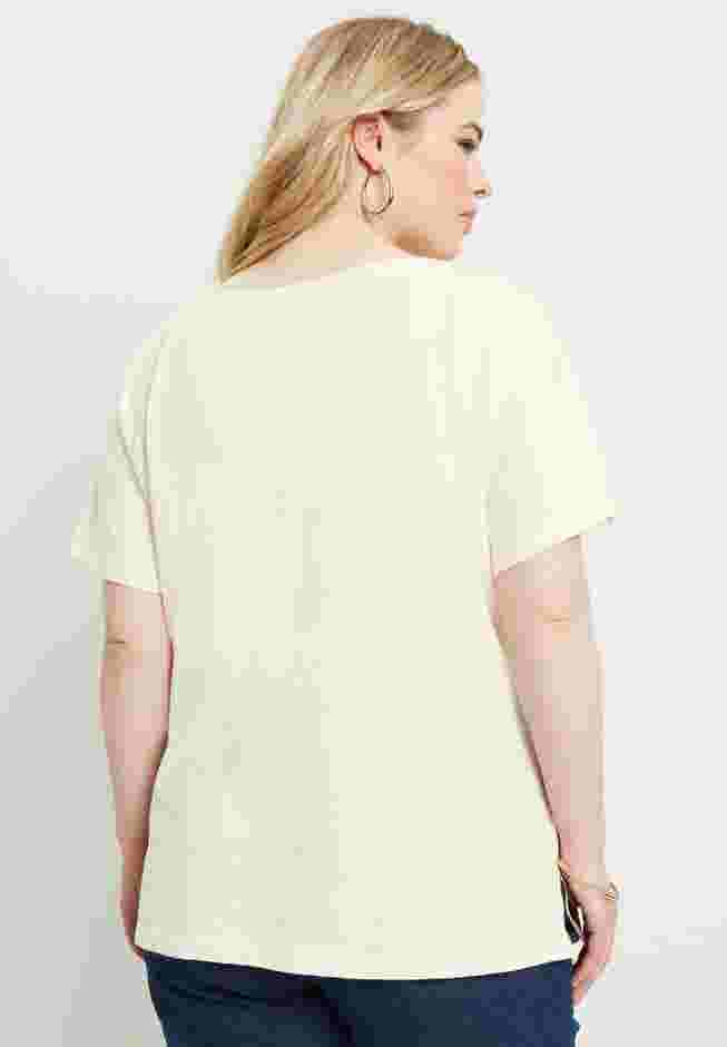 Openwork Boatneck Shirt image number 1