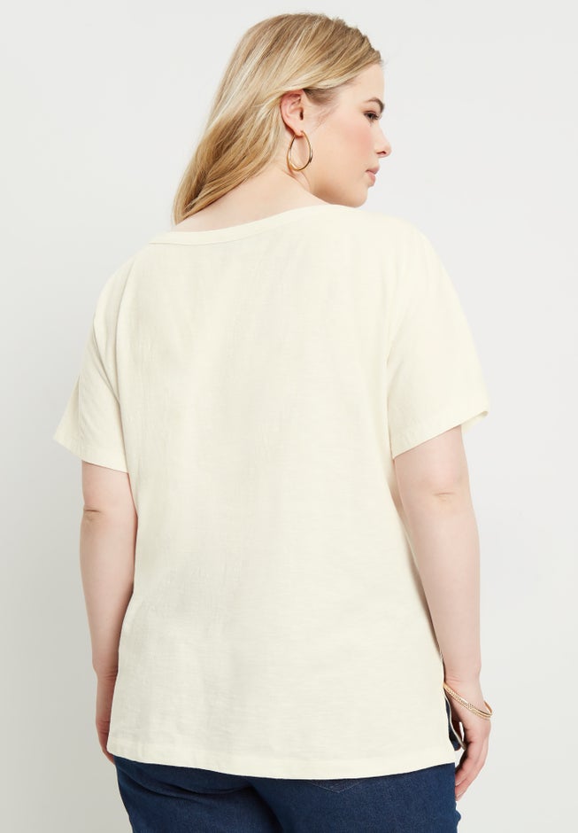 Openwork Boatneck Shirt image number 1
