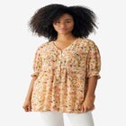 Button Front Crinkle Tunic image number null