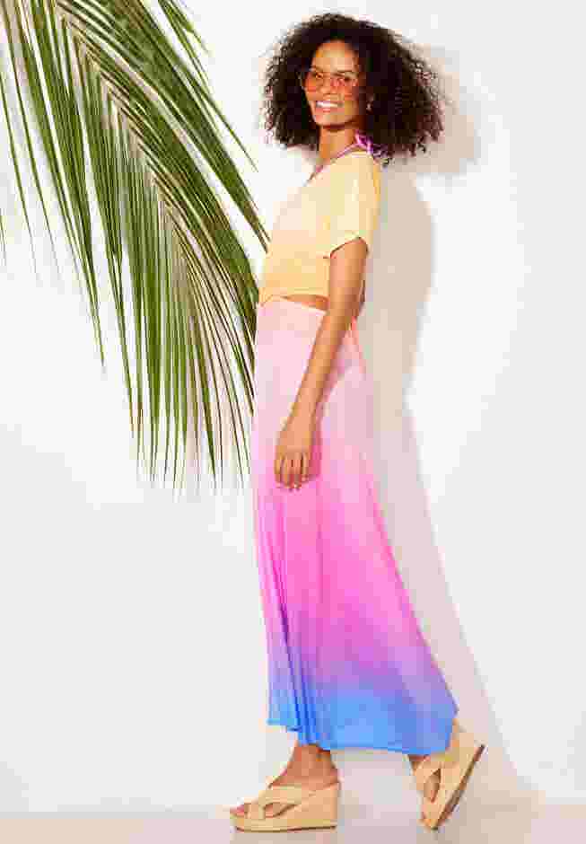 Twist Front Mesh Cut-Out Cover Up Dress image number 2
