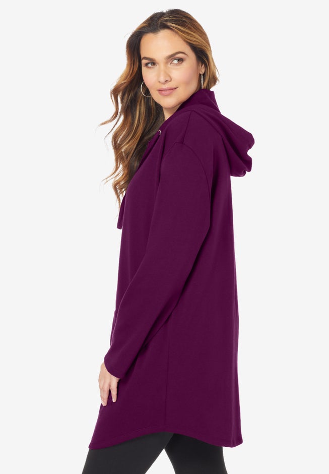 Fleece Zip Hoodie Sweatshirt image number 4