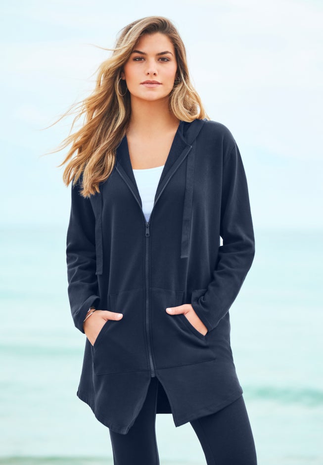 Fleece Zip Hoodie Sweatshirt image number 5