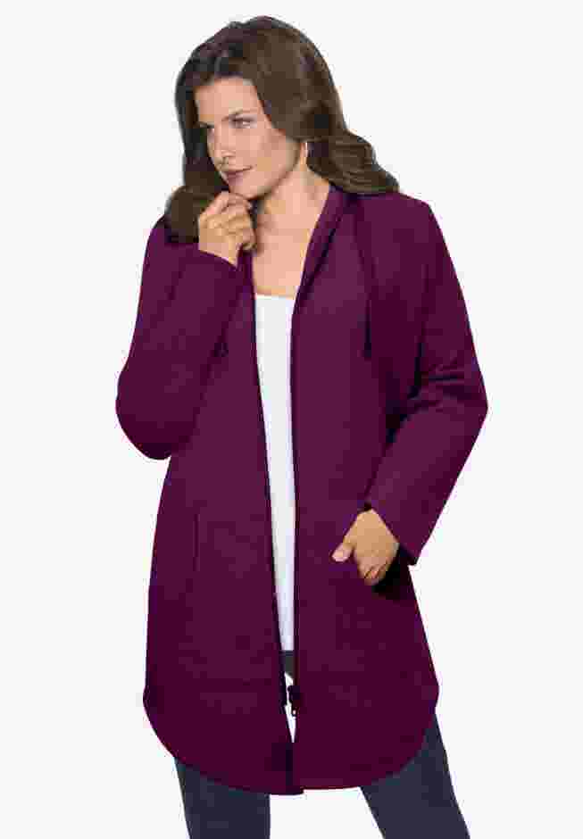 Fleece Zip Hoodie Sweatshirt image number 2