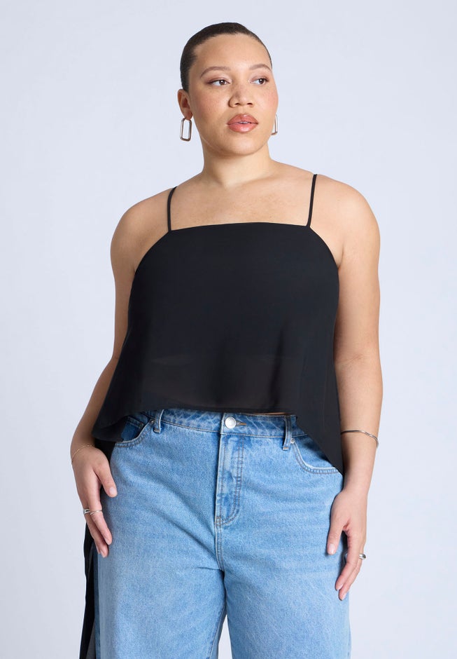 Cascading Crop Top image number 1