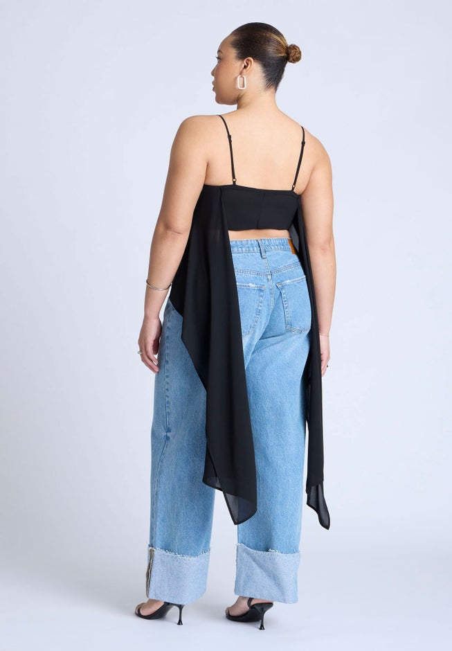 Cascading Crop Top image number 2