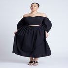 Off The Shoulder Sweetheart Neckline Top image number null