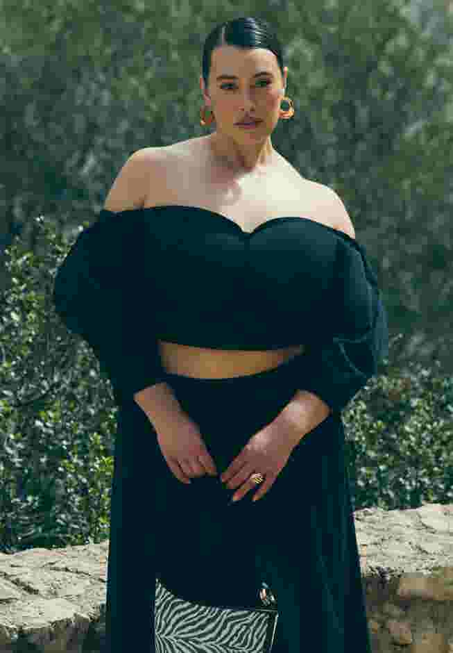 Off The Shoulder Sweetheart Neckline Top image number 0