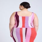 Intarsia Square Neck Tank image number null