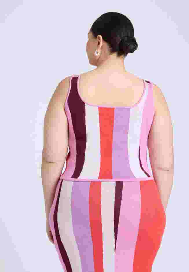 Intarsia Square Neck Tank image number 2