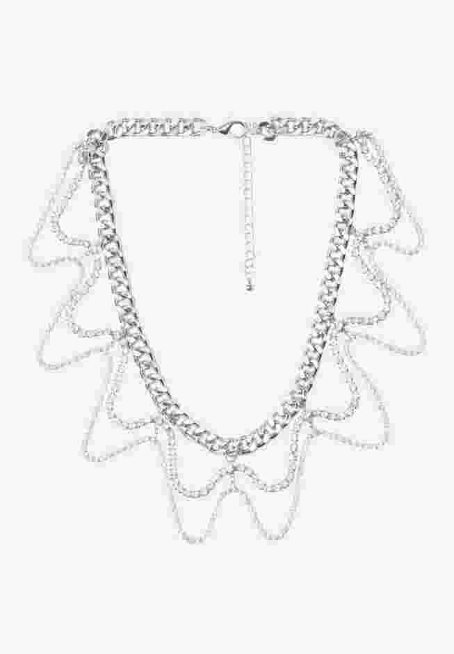 Looped Sparkle Choker image number 0