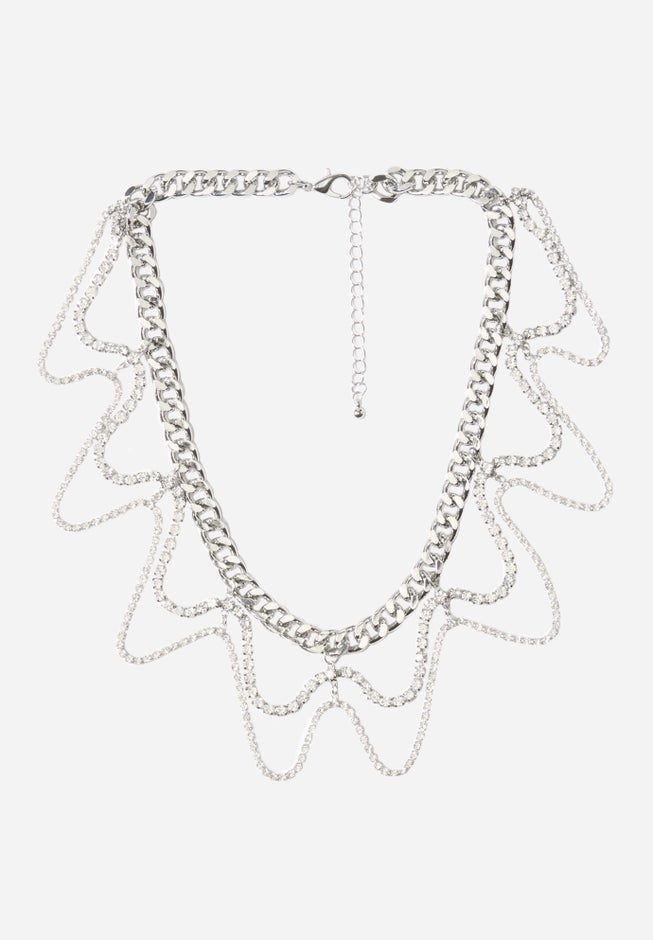 Looped Sparkle Choker image number null