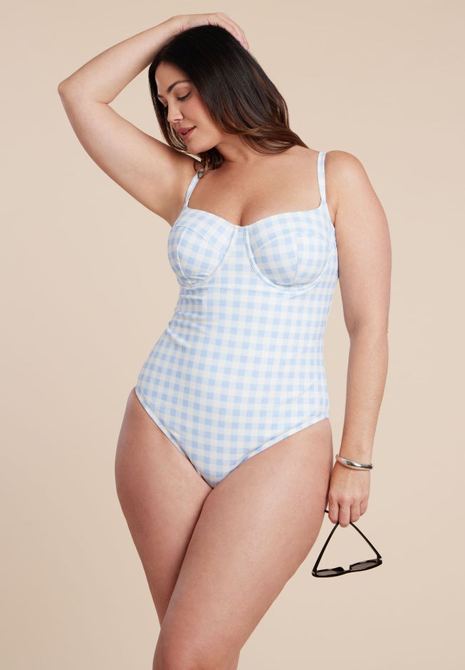 Gingham One Piece image number 3