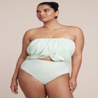 Crossover Strapless One Piece image number null