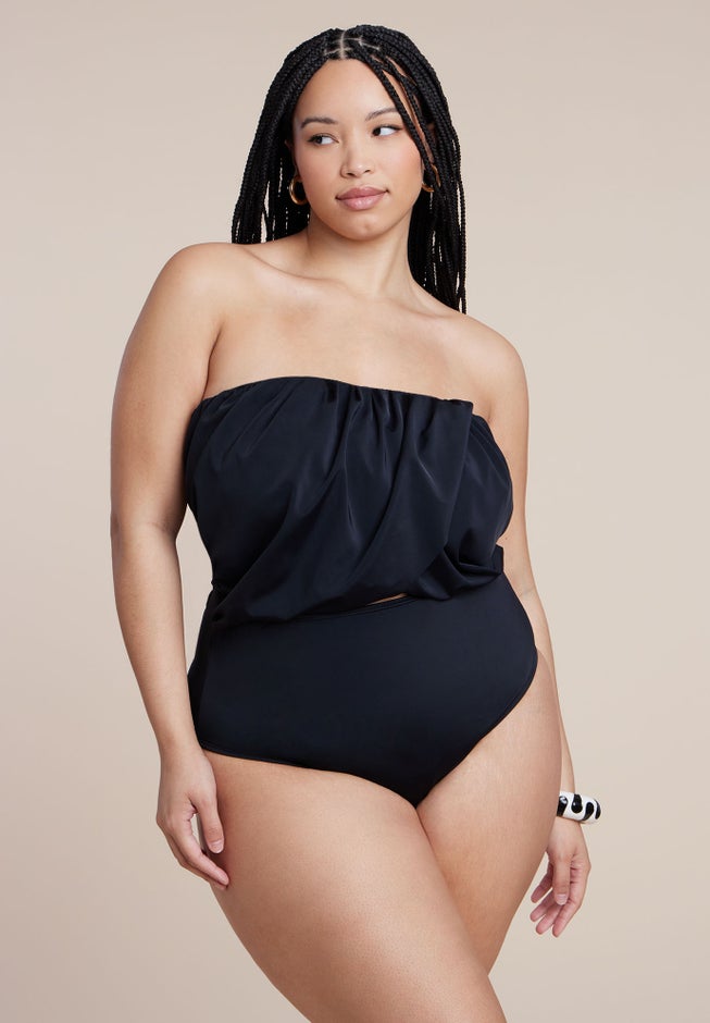 Crossover Strapless One Piece image number 3