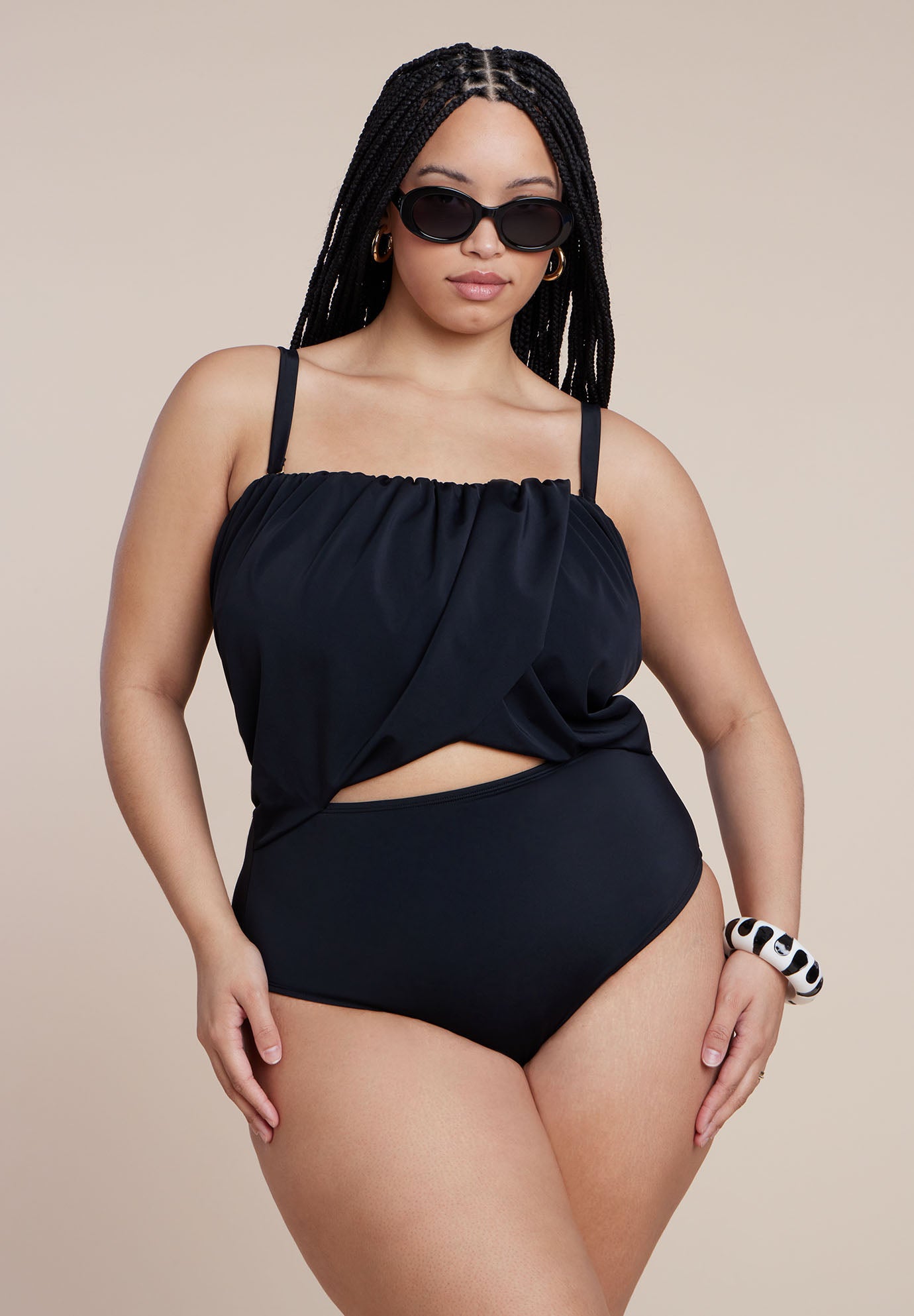 Crossover Strapless One Piece image number 5