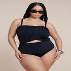 Crossover Strapless One Piece image number null