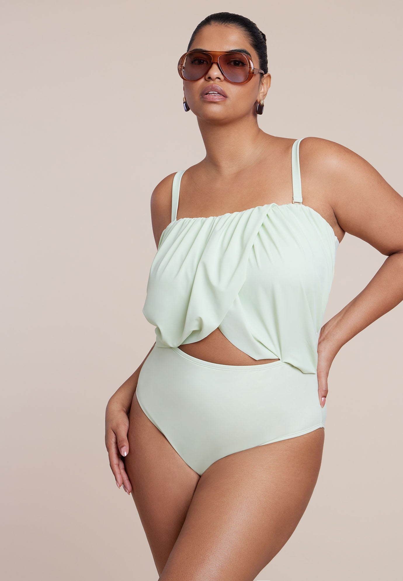 Crossover Strapless One Piece image number 0