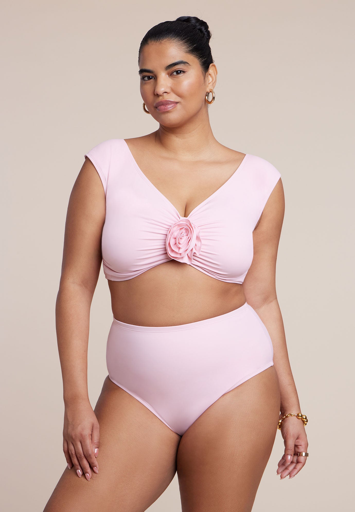 Off The Shoulder Rosette Top image number 2