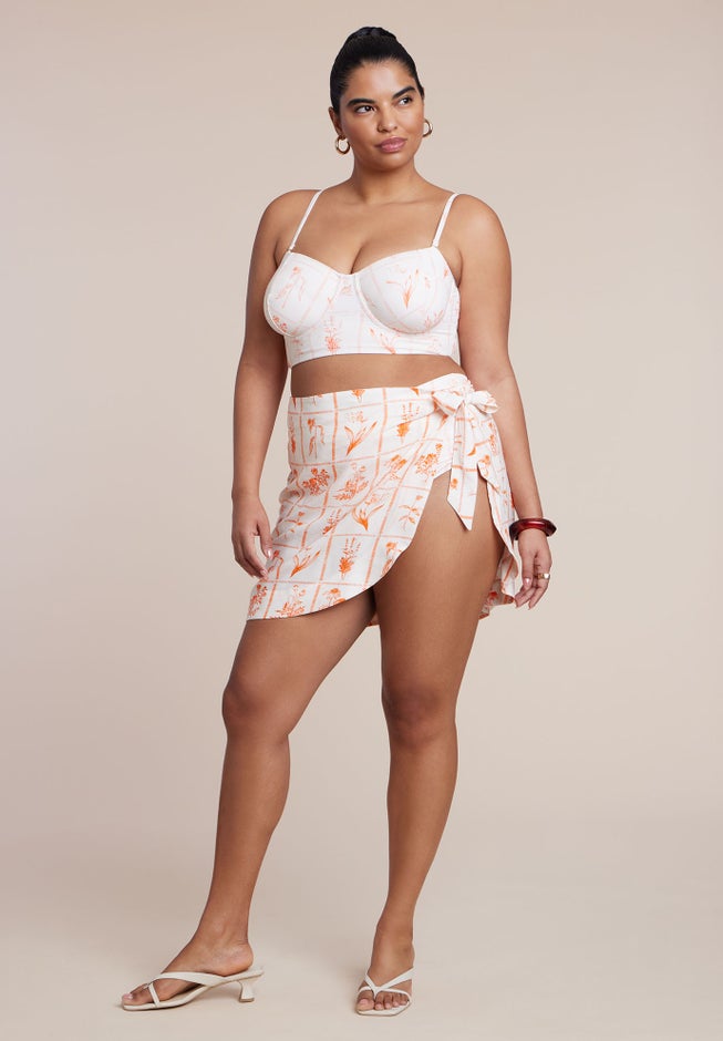 Bustier Swim Top image number 4