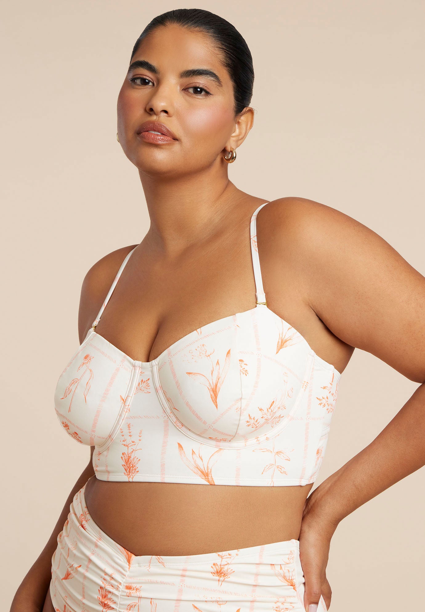 Bustier Swim Top image number 0