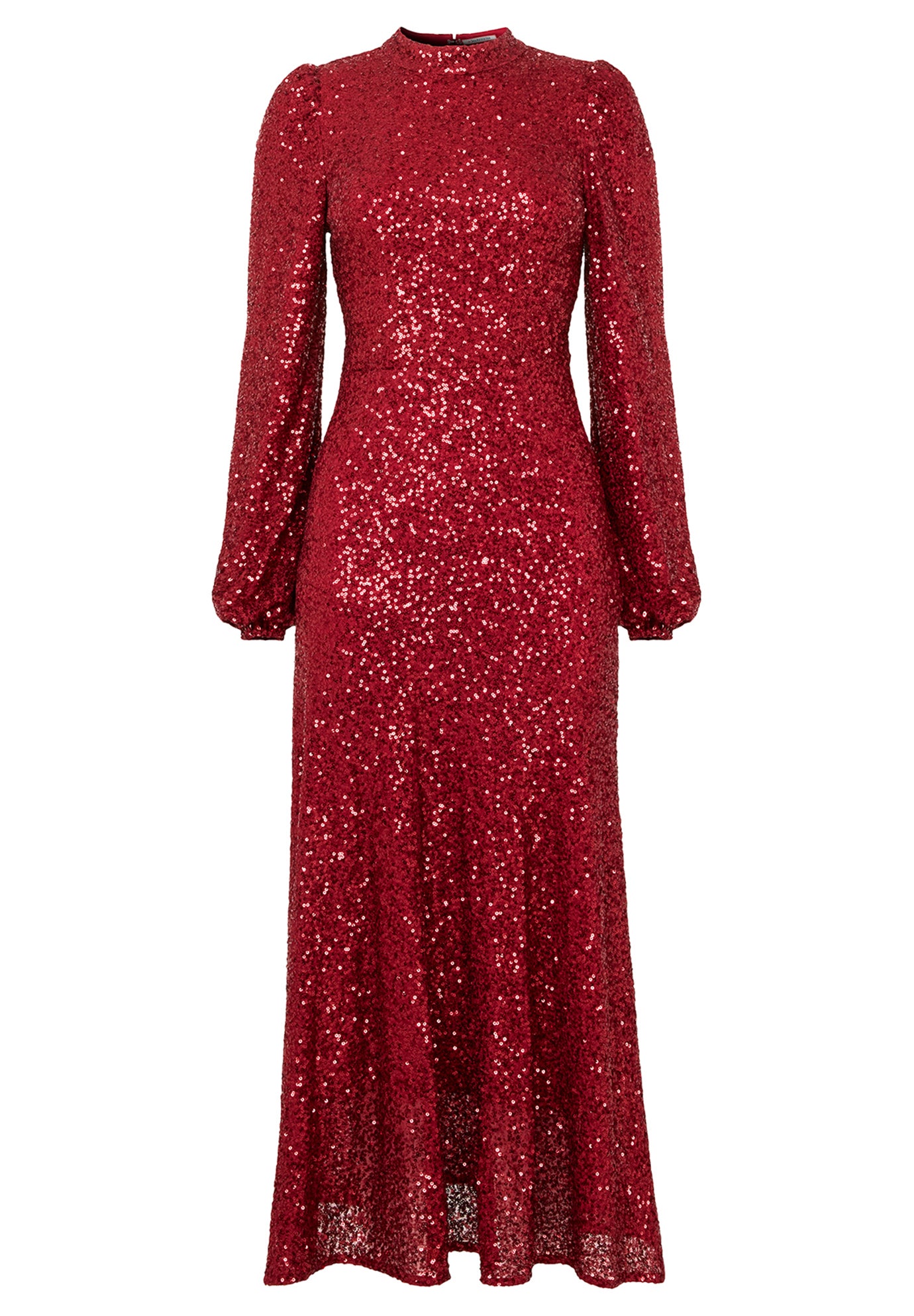 A-Line Sequin Midi Dress image number 7