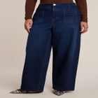 Adjustable Welt Pocket Wide-Leg Jean image number 1