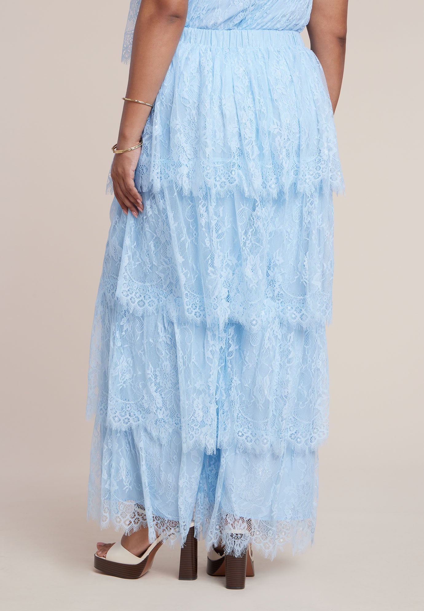 Tiered Lace Pant image number 1