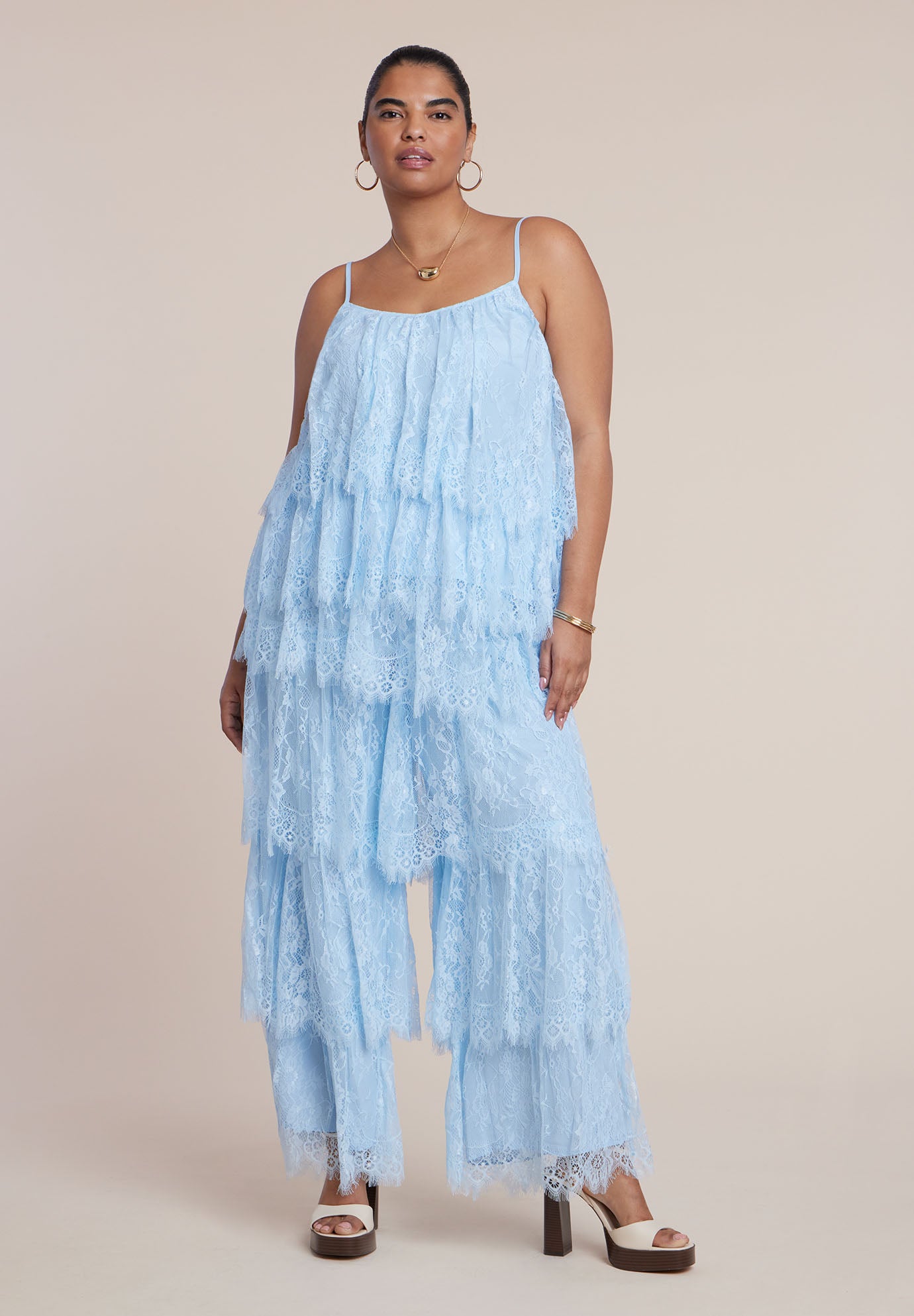 Tiered Lace Pant image number 2