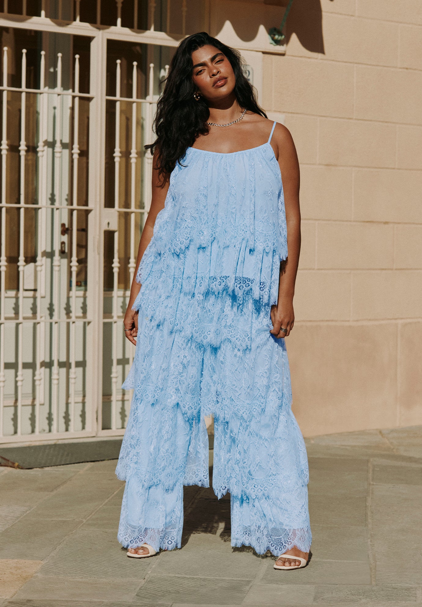 Tiered Lace Pant image number 0