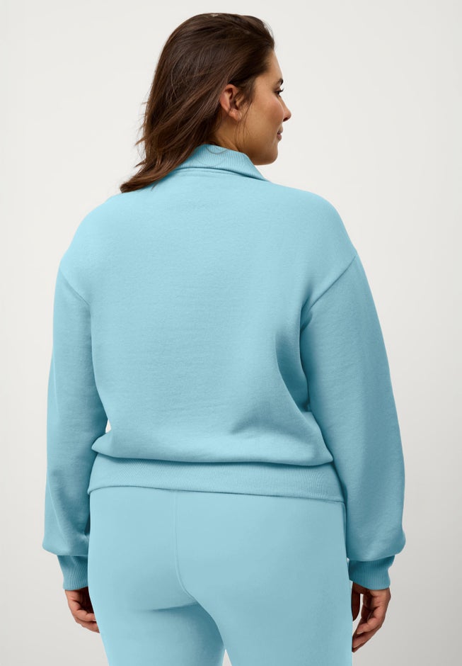 &frac14; Zip Collar Fleece Sweatshirt image number 1