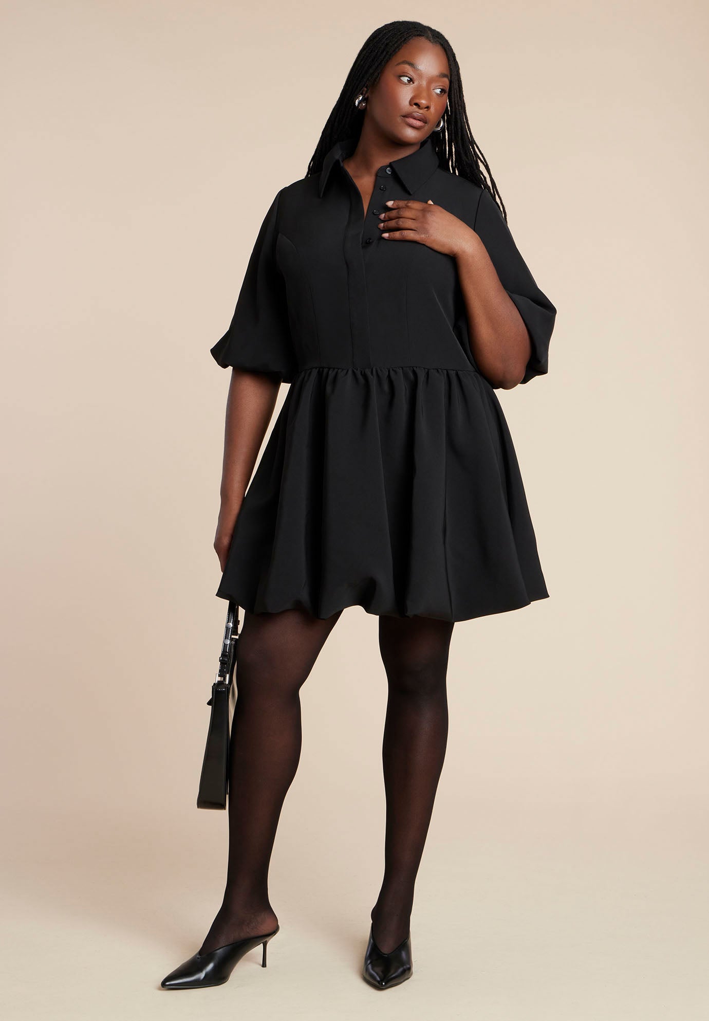 Collared Mini Dress image number 1