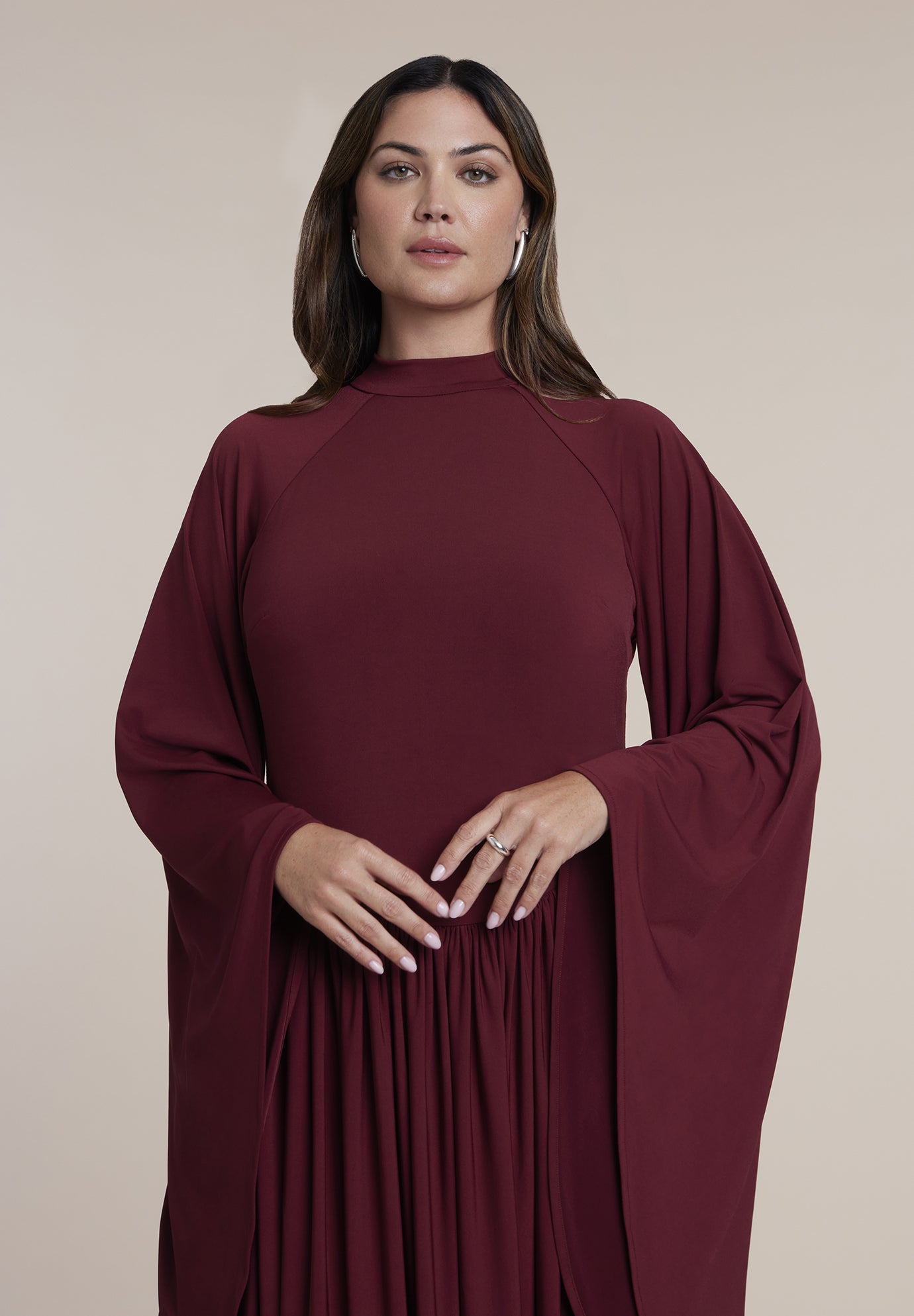Flowy Jersey Maxi Dress image number 2