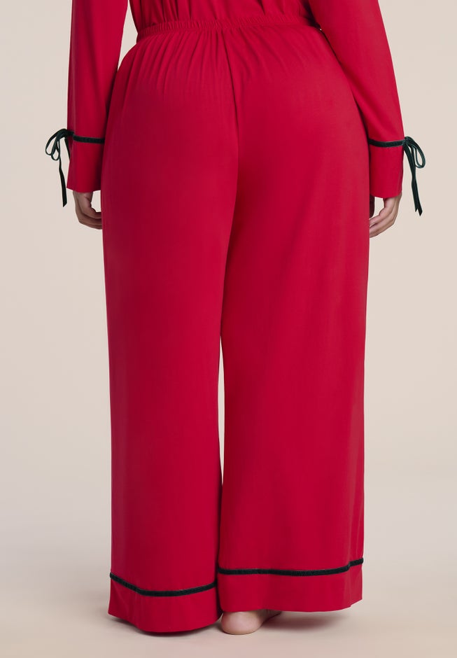 Tie-Detail Pajama Set image number 4