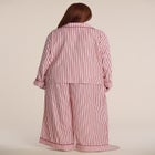 Striped Satin Pajama Set image number 2
