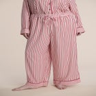 Striped Satin Pajama Set image number 3