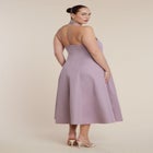 Buckle Neckline Maxi Dress image number null