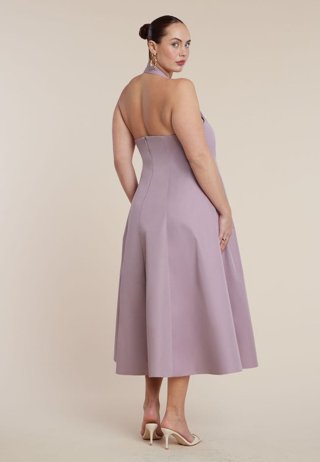 Buckle Neckline Maxi Dress image number 4