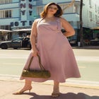 Buckle Neckline Maxi Dress image number null